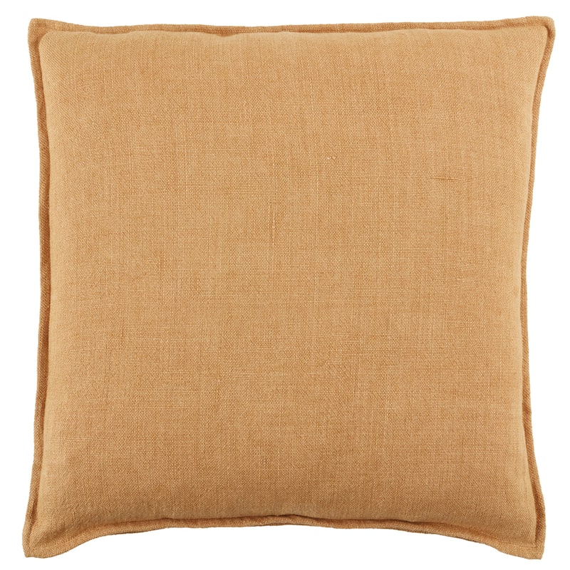 Bay Solid Throw Pillow - 22"X22" Cover Only - Light Terracotta