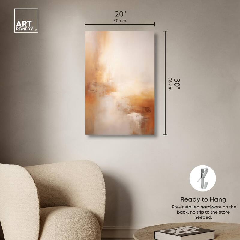 Dusky Dunes Canvas by Art Remedy, Gallery Wrapped