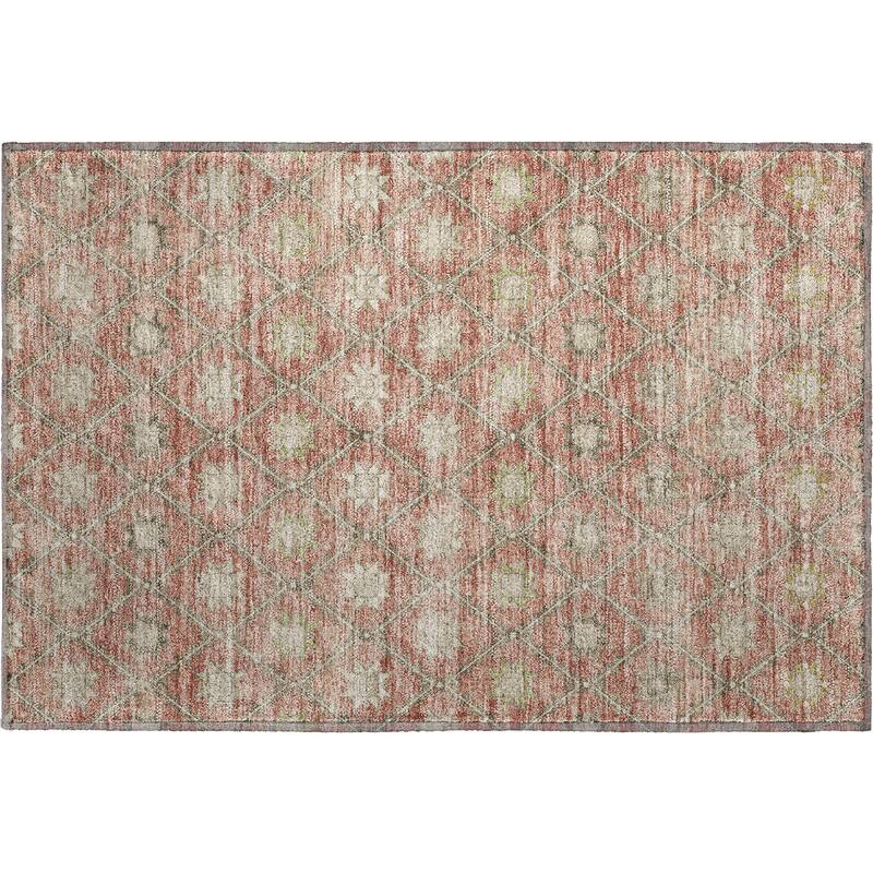Premium Washable Super Soft Boho Trellis Mayfield Rug