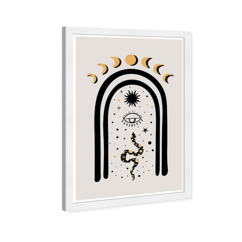 Wynwood Studio Prints Symbols and Objects Portal Black and Bohemian & Eclectic Wall Art Canvas Print