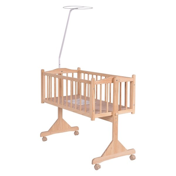 wooden rocking cradle for baby