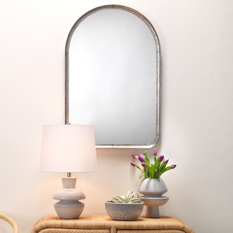 Alden Décor Kate Arched Iron Mirror