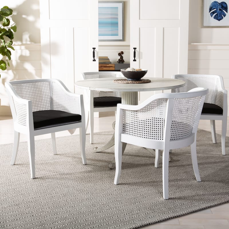 SAFAVIEH Velva Cane Dining Chair - 23.8" x 23.2" x 32.1" - 24Wx23Dx32H
