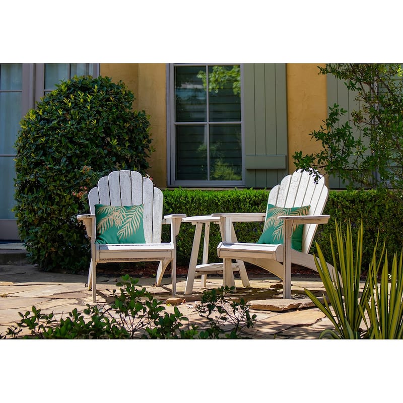 Blowing Palm Fronds Indoor/Outdoor Throw Pillow