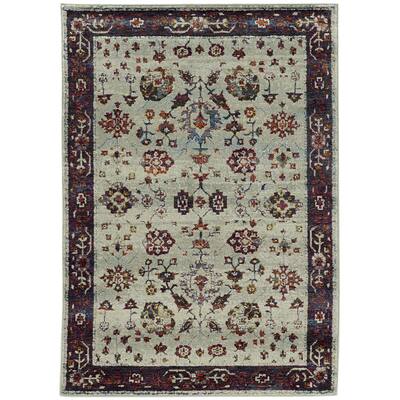 Adalynn Bordered Traditiona Area Rug