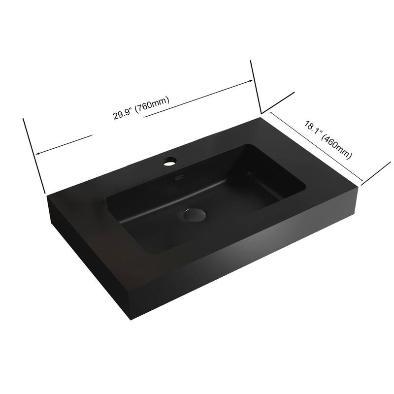 Topcraft Quartz Bathroom Vanity Sinks