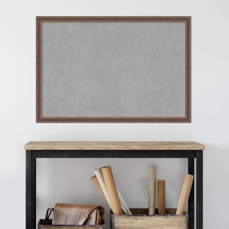 Magnetic Board, Distressed Rustic Brown