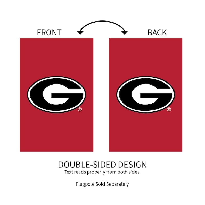 Applique Flag, House Size, University of Georgia