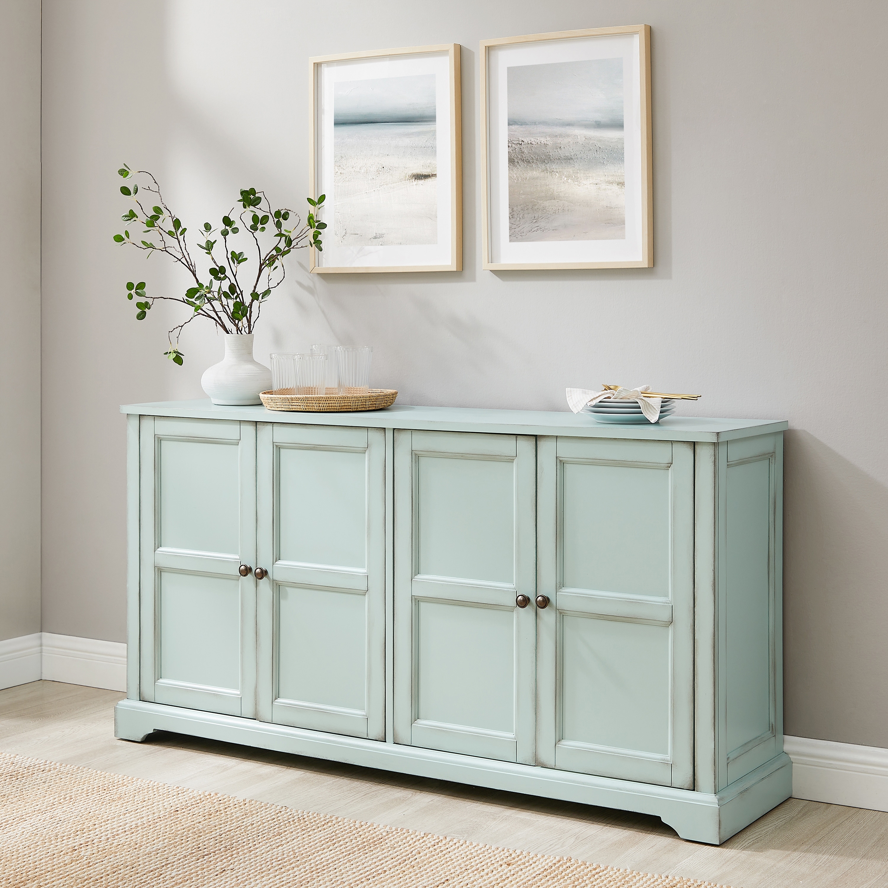 Farmhouse Distressed Buffets and Sideboards Bed Bath Beyond