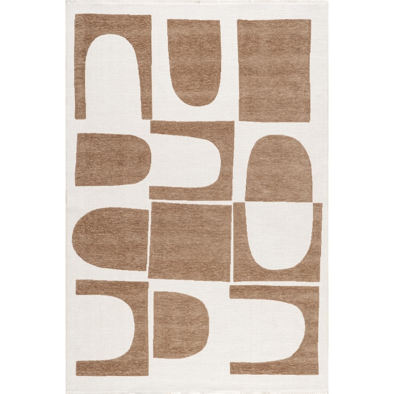 Nuloom Odilia SuperiorWash Geometric Machine Washable Area Rug