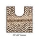 preview thumbnail 90 of 123, Better Trends 100% Micro Polyester Knitted Bathroom Rugs - Casablanca Collection with Chevron Pattern, Machine Washable Bath Mat