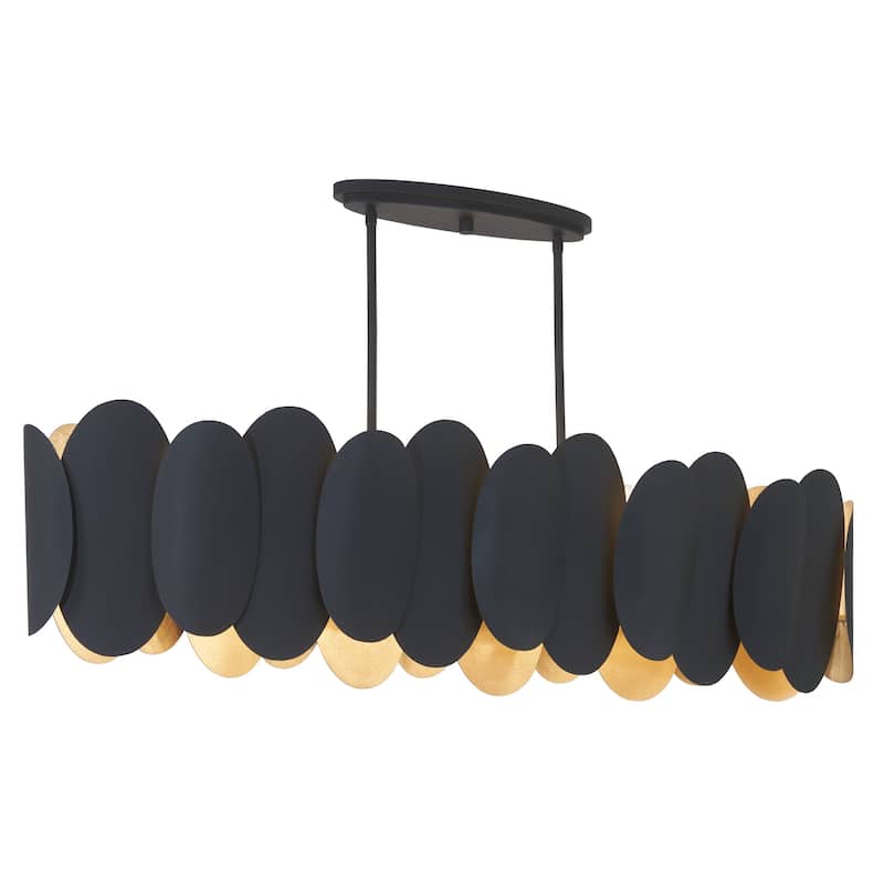 Minka Lavery 1419 Vailen 10 Light 14" Wide Linear Chandelier