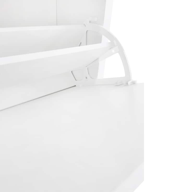 Slim Shoe Cabinet Set with 4 Flip Drawers