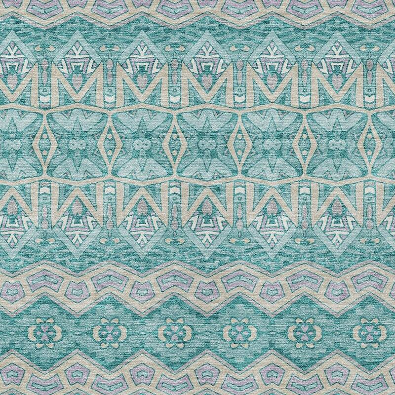 HomeRoots Moroccan Transitional Rectangle Outdoor Rug
