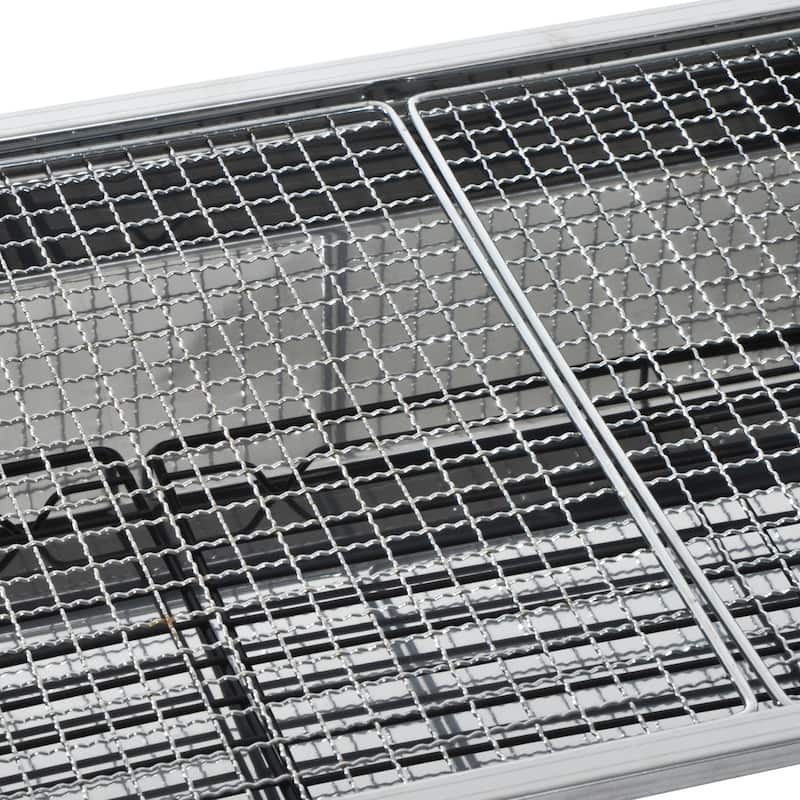 Outsunny 28" Stainless Steel Portable Folding Charcoal BBQ Grill - Aluminum/Stainless Steel - Assembly Required