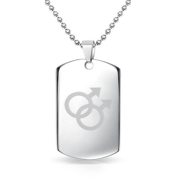 Sterling Silver Male Gay Pride Symbol Charm 