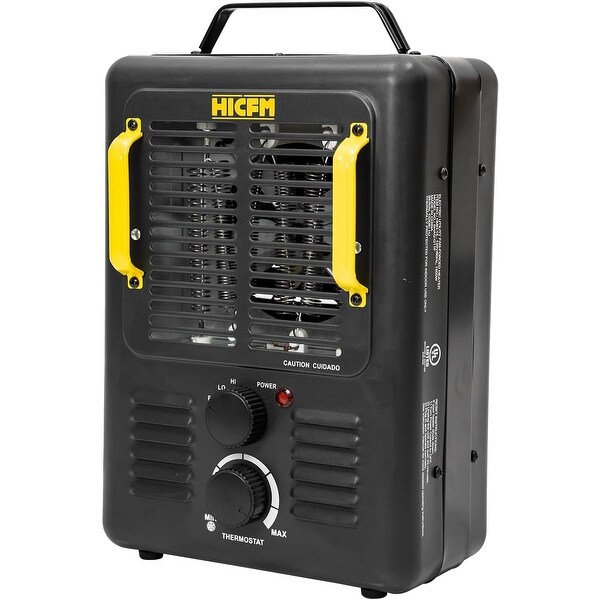 1500-Watt Electric Space Heater with Thermostat and Overheat