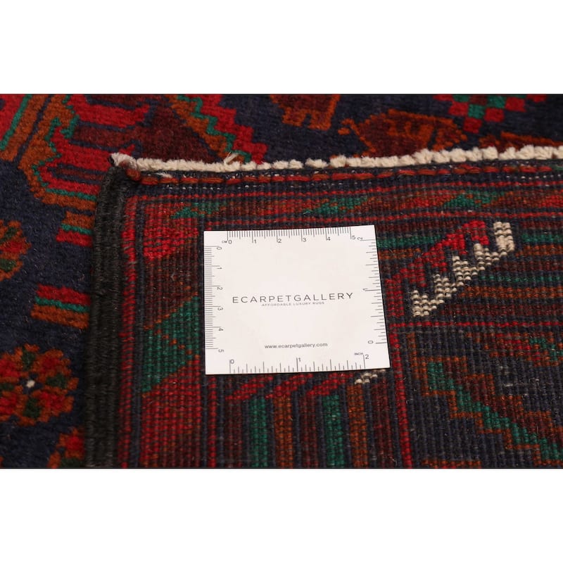 Teimani Red Rug 3'10" x 6'7" - 3'10 x 6'7