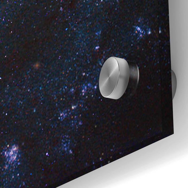 Epic Art 'Bitcoin Galaxy', Acrylic Glass Wall Art