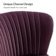 preview thumbnail 86 of 114, HULALA HOME Monica Modern Velvet Curved Tufted Back Loveseat with Metal Tapered Legs