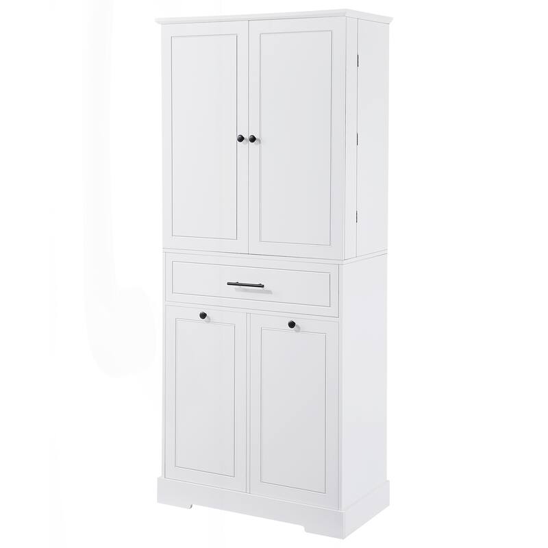 Versatile Freestanding Bathroom Cabinet with Multiple Compartments and Stylish Design