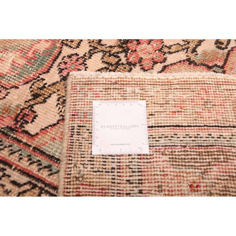 ECARPETGALLERY Hand-knotted Antalya Vintage Light Red Wool Rug - 6'7 x 9'6