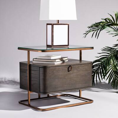 SAFAVIEH Couture Mimmi 1-Drawer Nightstand