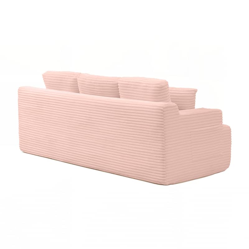 86.2''Boneless Sofa Couch with 2 Pillows Extra