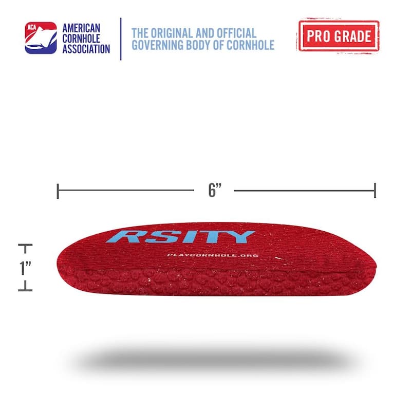 University Red Dual Sided Cornhole Bags