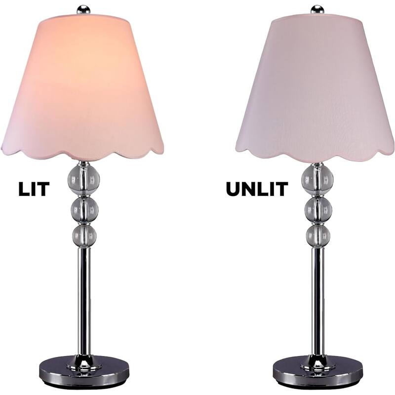 Royal Designs Scallop Empire Lamp Shade Set of 2 - 7 x 13 x 10