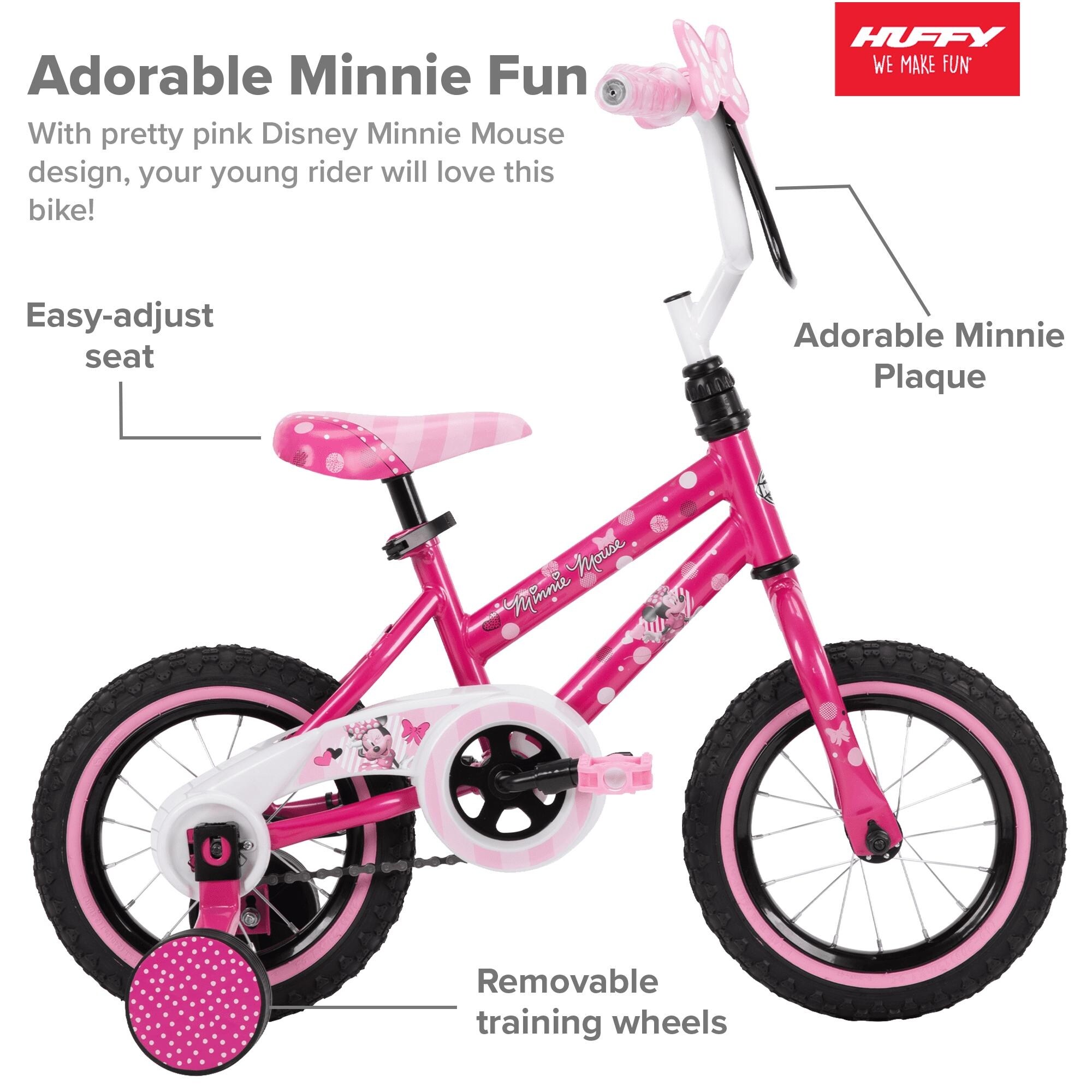 12 In. Minnie Mouse Bike for Girl s by Huffy Bed Bath Beyond 36662809
