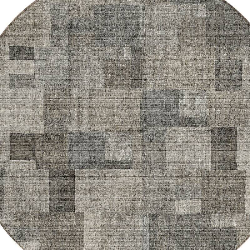 HomeRoots Geometric Transitional Rectangle Outdoor Rug