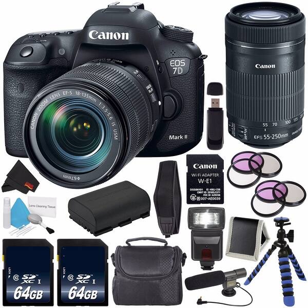 Shop Canon Eos 7d Mark Ii Dslr Intl Model 18 135mm F 3 5 5 6 Is