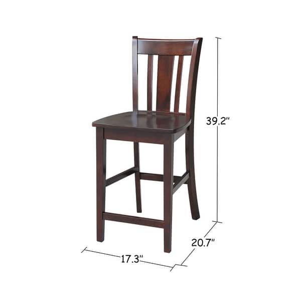 dimension image slide 15 of 21, Copper Grove Wistman Bar Stool
