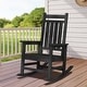 preview thumbnail 60 of 110, Modern High-Back Rocking Adirondack Chair All Weather
