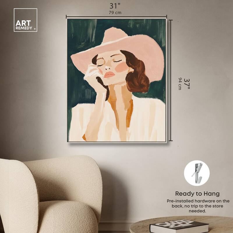 Sun Hat Canvas by Art Remedy