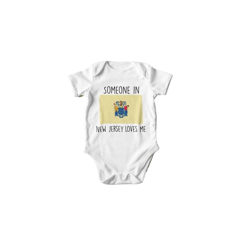 New Jersey - Baby Boy Girl Clothes Infant Bodysuit Funny Cute Newborn - White - Newborn