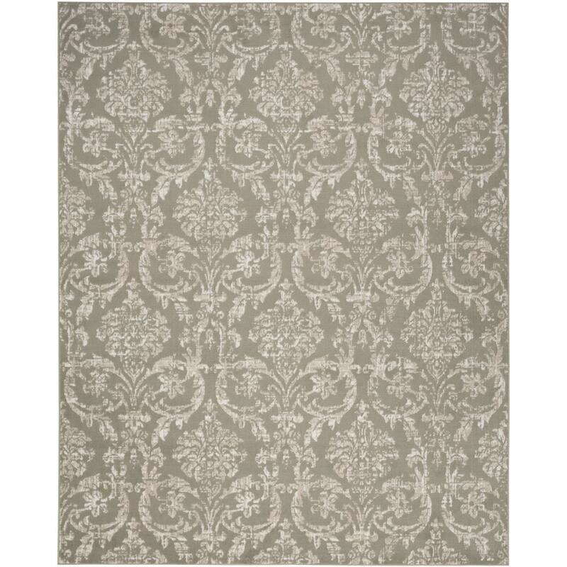 Keve Power Loomed Distressed Non Skid Stain Resistant Area Rug By HomeRoots - 87' X '63' X '0.5
