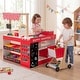 preview thumbnail 10 of 30, Costway Kids Grocery Store Playset Wooden Pretend Play Supermarket - See Details