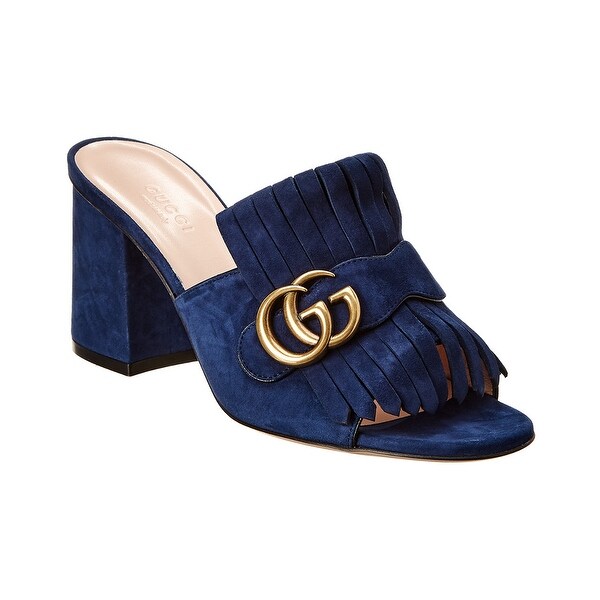 gucci suede mules
