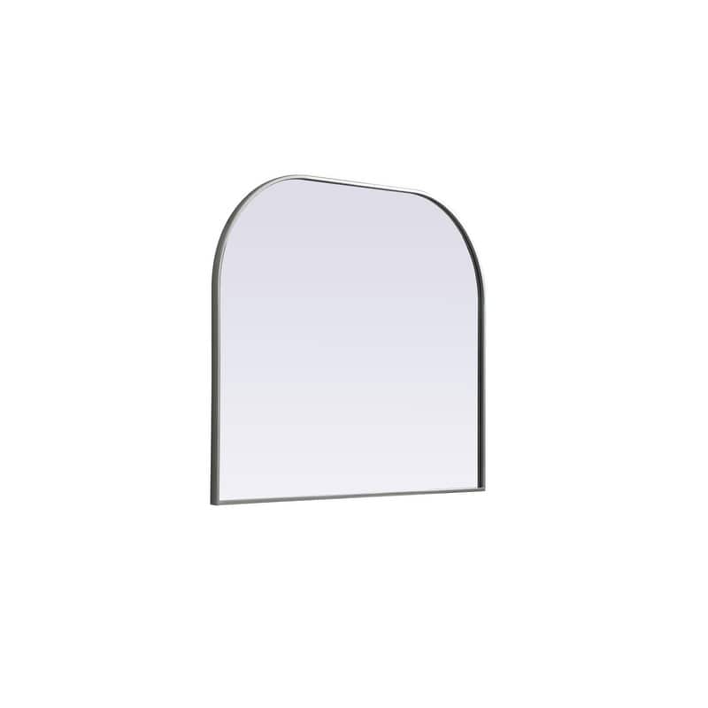 Indigo Home Metal Frame Arch Mirror 40x34 Inch