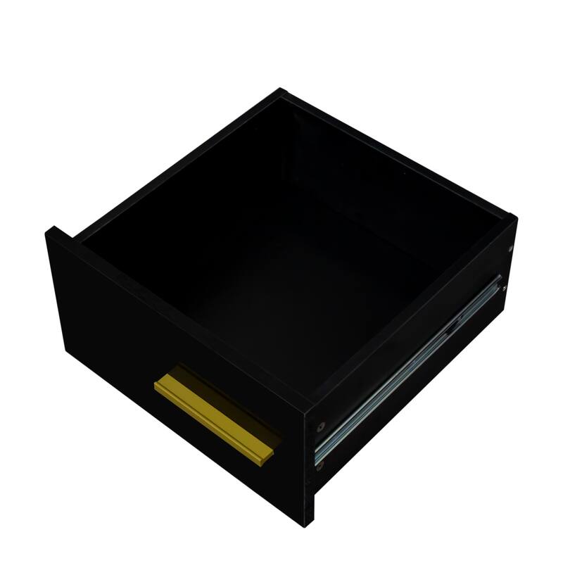 GDF Studio - Mariana Modern 29.53" Tall Makeup Vanity Set with Mirror, 4 Drawers, and Nightstand