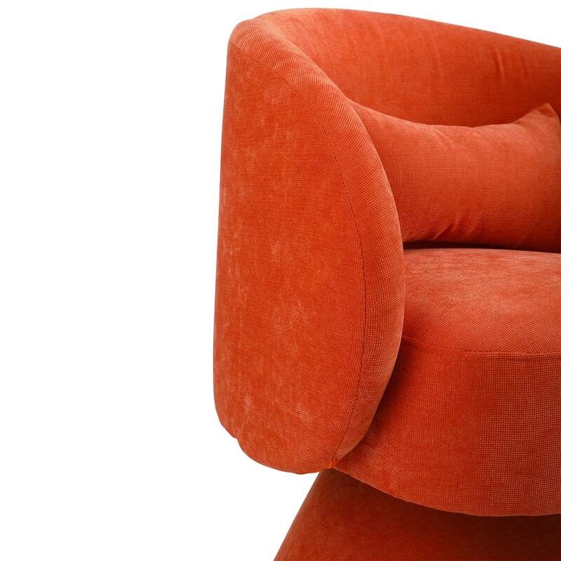 Upholstered Swivel Armchair (Set of 2)