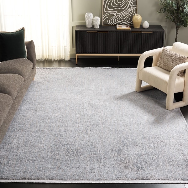 slide 2 of 9, SAFAVIEH Platinum Arthemise Glam Abstract Rug