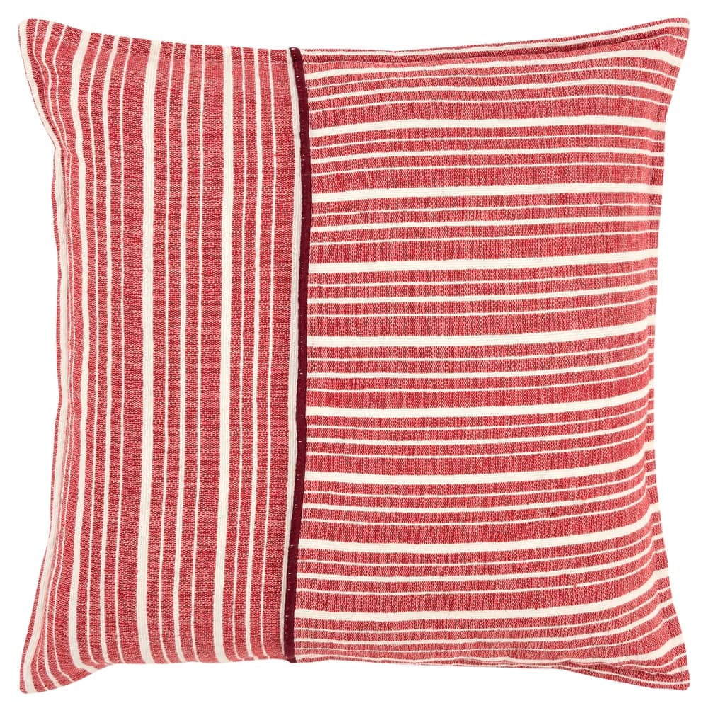 Rizzy Home Woven Stripe Texture Throw Pillow