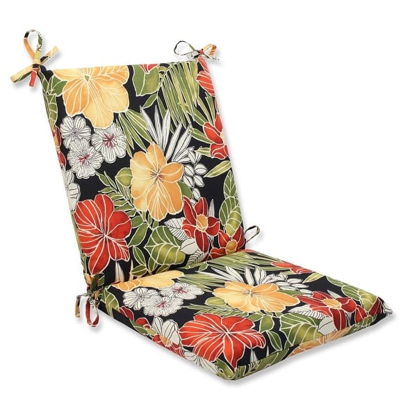 36 5 Clemens Noir Outdoor Patio Seat Cushion With Ties Clemens Noir Outdoor Patio Seat Cushion