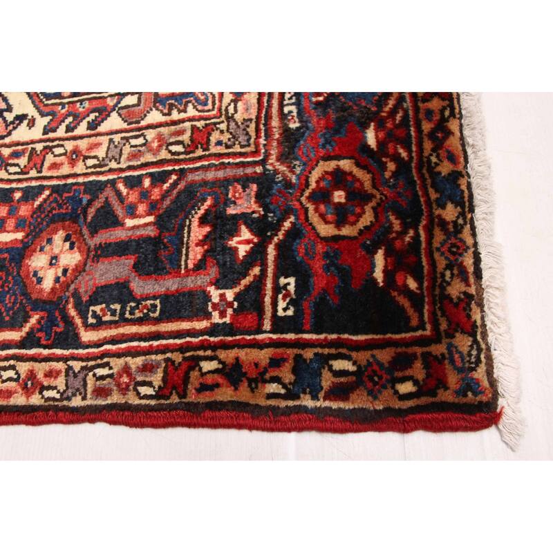 ECARPETGALLERY Hand-knotted Sarabi Red Wool Rug - 7'1 x 9'1