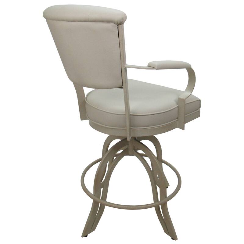 Miami Counter 26" or Bar 30" Metal Bar Stool on A Base