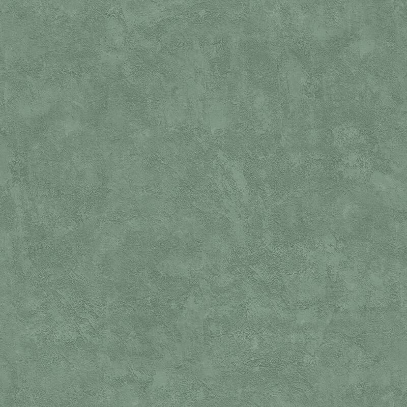 Veer Decor Faux Waxed Texture Wallpaper - Green