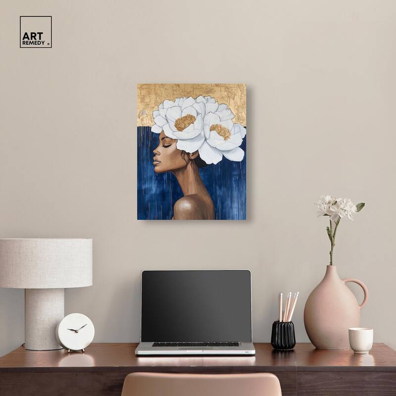 Floral Goddess II Canvas by Art Remedy, Gallery Wrapped